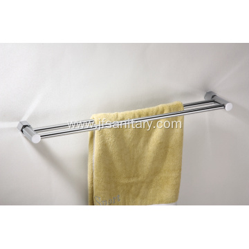 Chrome Bathroom Double Towel Bar